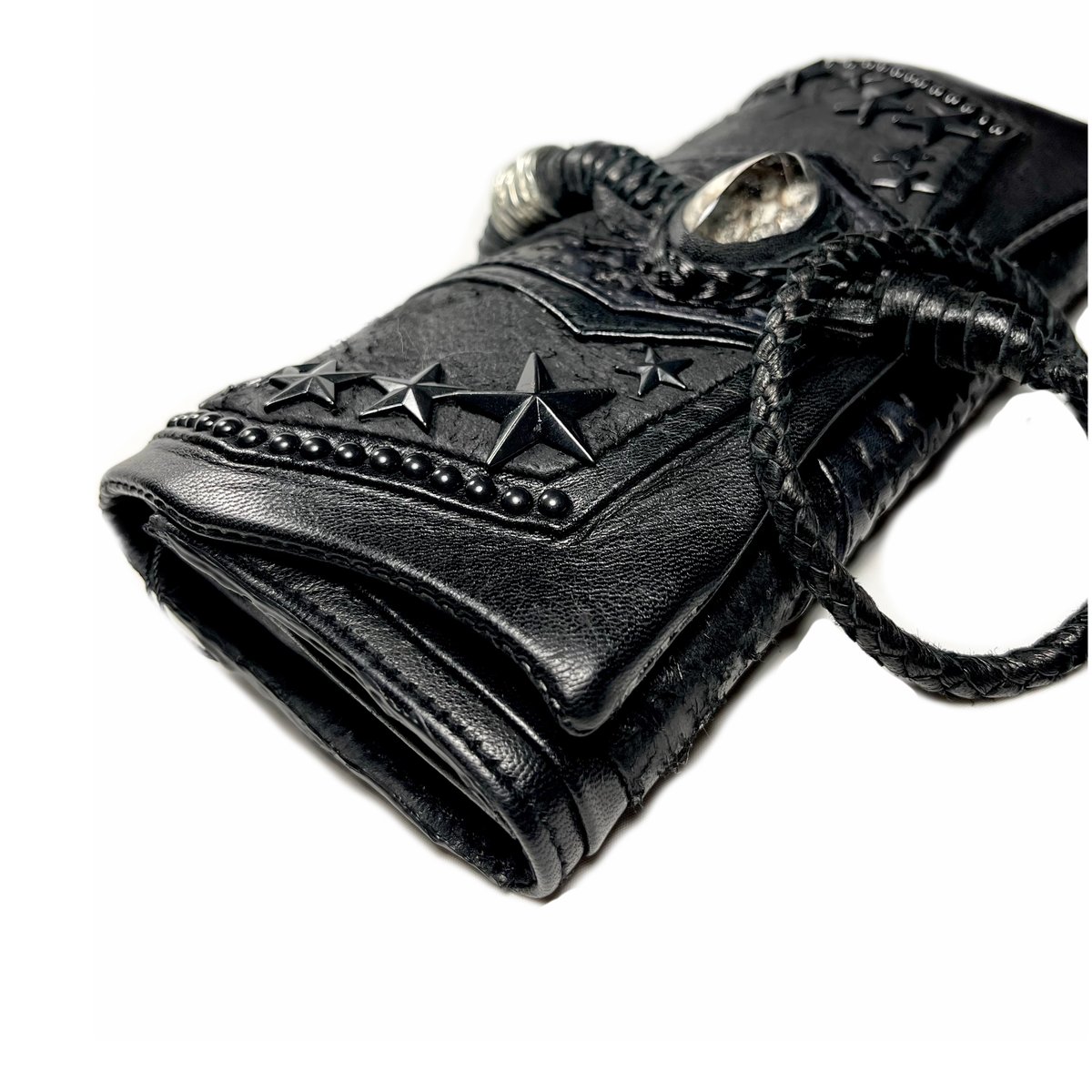 vkei kmrii ケムリスタッズ長財布 KMRii・ WB-Crystal Black Star/MB・Long Wallet・長財布