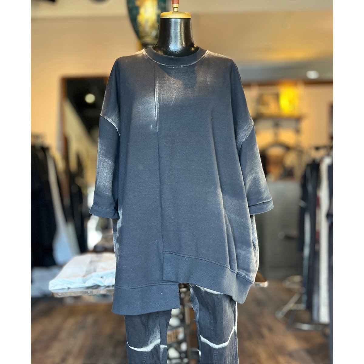 KMRii ・ケムリ・Asymmetry Terry Top/MB・カットソー | MEGA