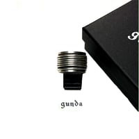 gunda ・ガンダ・HOOP RING/B ・silver925・シルバーリング・