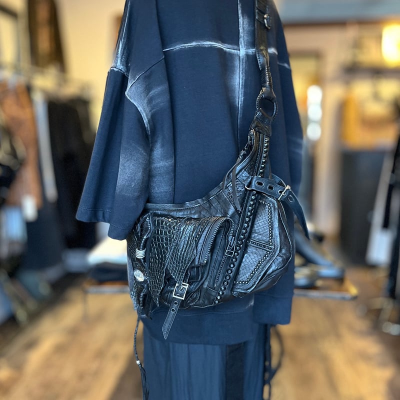 kmrii leather studs bag ケムリ レザー バッグ ハンド KMRii ケムリ