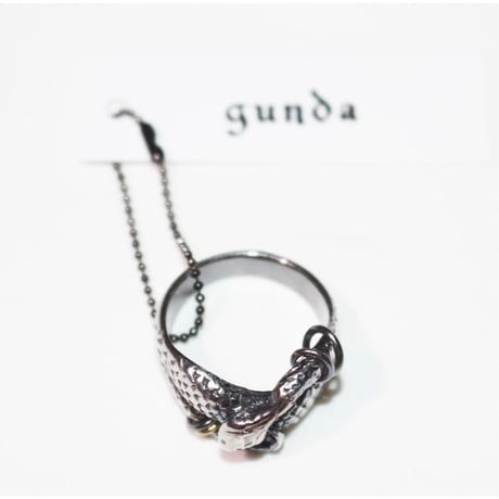 gunda ・ガンダ・VENOM RING・silver925・スネイクリング