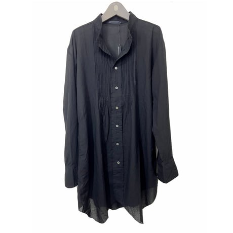 KMRii ・ Stand Coller Layer Shirt・Cotton Shirt
