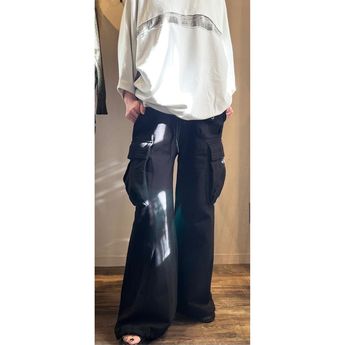 KMRii ・ケムリ・Sweat Wide Cargo Pants・ワンドカーゴパンツ KMRii ・ケムリ・Sweat Wide Cargo Pants・ワンドカーゴパンツ