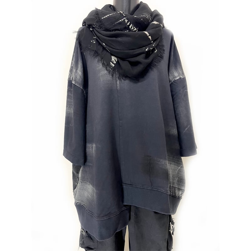 KMRiiフリンジフェザーストール KMRii ・ケムリ・Shadow Vine Stole ・レザーフリンジストール | MEGA