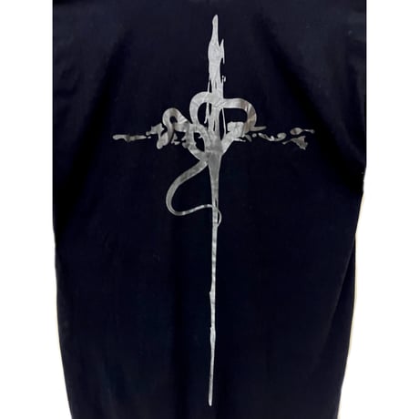 KMRii ・ケムリ・Serpent Cross Cut/MB・Black T・カットソー