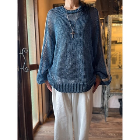 SHARE SPIRIT ・シェアースピリット・'25新作 Brightex Lame Knit・プルオーバー