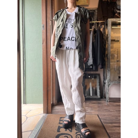 Share Spirit・PEACE NO FAKE・前ファス・マルチベスト・Olive・size S