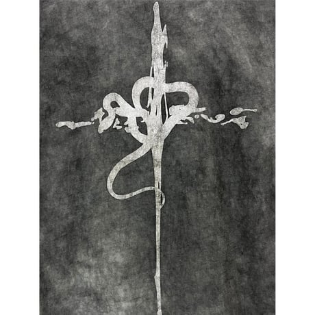 KMRii ・ケムリ・Serpent Cross Cut/MB・Charcoal T・カットソー