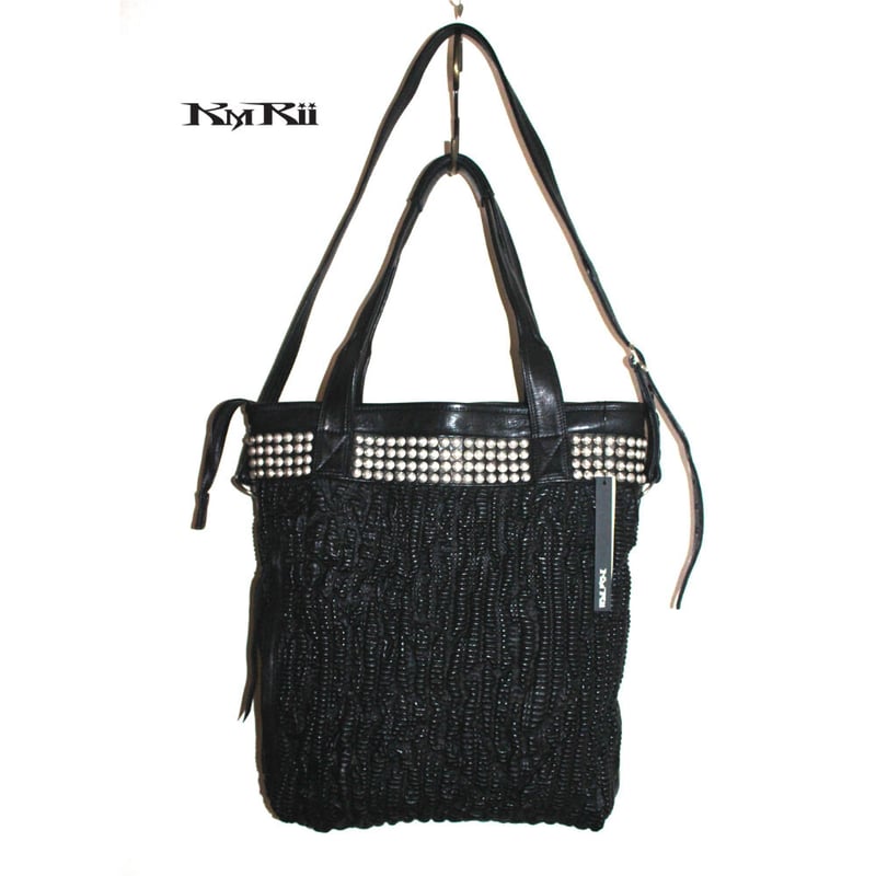 KMRii ・ケムリ・BISMUTH TOTE BAG ・レザー トート バッグ | MEGA 