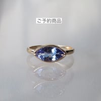 タンザナイト/ K10 リング
