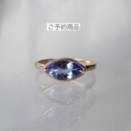 タンザナイト/ K10 リング