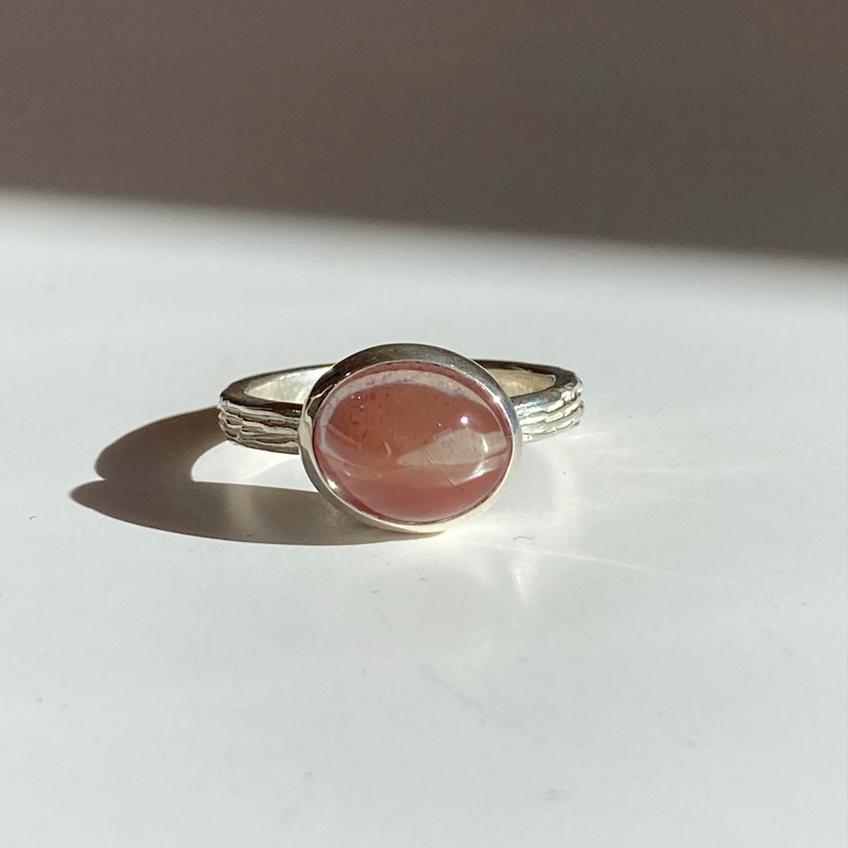 カラーチェンジ アンデシン リング 指輪 フリーサイズ シルバー925 高品質【新品】アンデシンフリーサイズリング silver925 ☆カラー