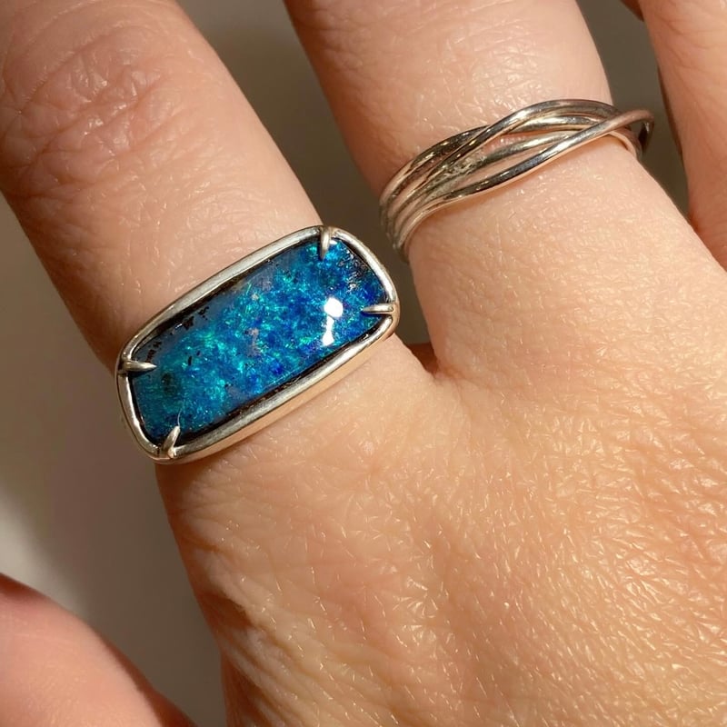 ボルダーオパールのリング/ SV925 | su-py