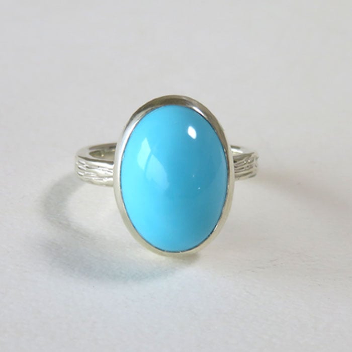 ヴィンテージターコイズリング　スリーピングビューティー　シンプル　925刻印 fit=scale-down,w=1200