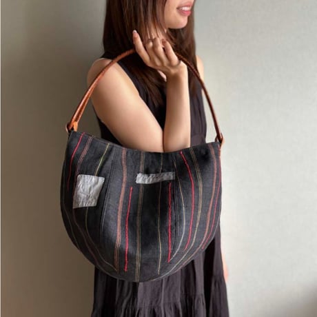 881 |  籐シングルハンドル ボニーバッグ（size/M）