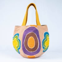 【サンプル087】作家手染め布ボニー・トートバッグ（size/M）