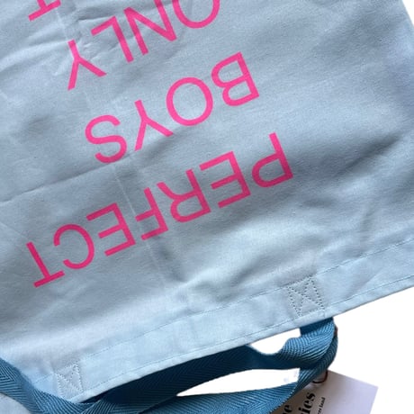 PERFECT BOYSトート　light blue