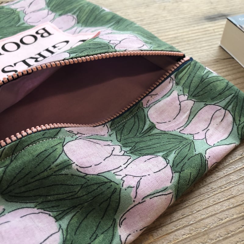 ブックポーチ tulip pink | NINE STORIES