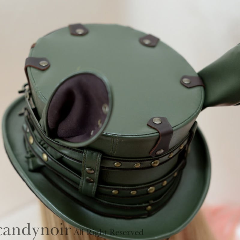 【週末セール】candynoir うさ耳 コルセットハット 黒茶 fit=scale-down,w=1200