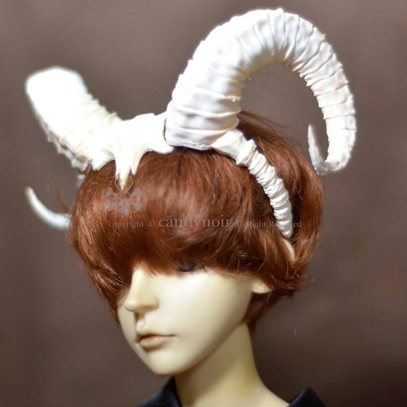 ドール用角カチューシャ（ラムホーン） | candynoir