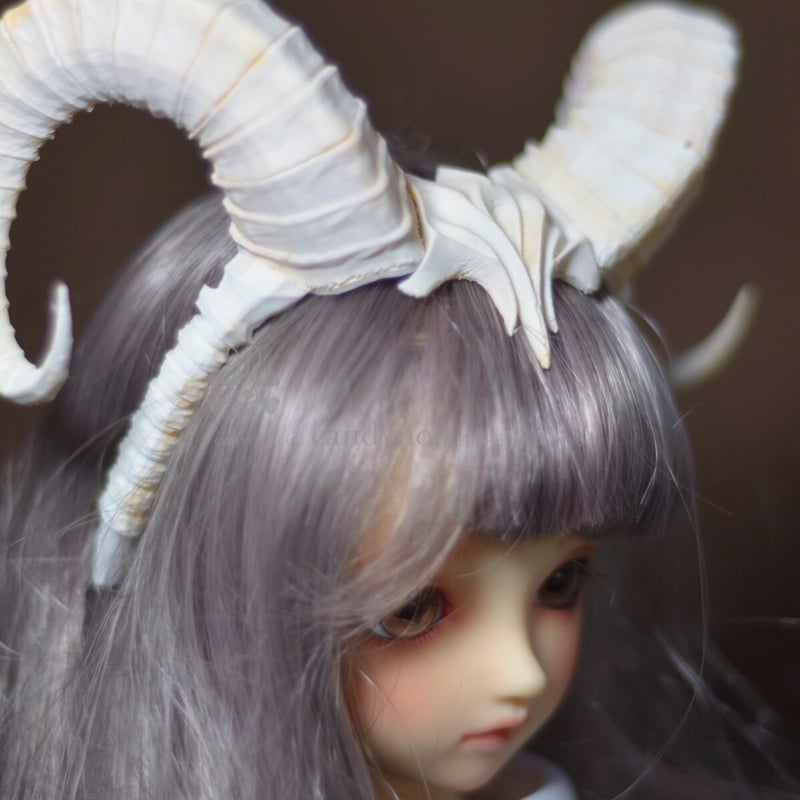 ドール用角カチューシャ（ラムホーン） | candynoir