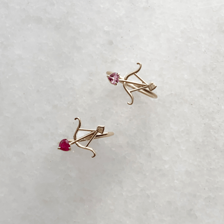 Heart arrow ring(ルビー)