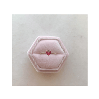 Bon Bon heart ring(ルべライトトルマリン)