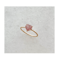 Bon Bon heart ring(ストロベリークォーツ)