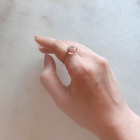 Kunzite Candy Ring k14