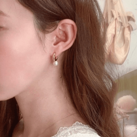 Aurélie Pearl Hoop