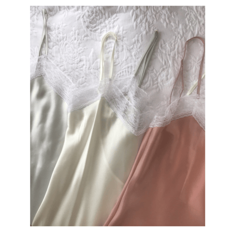 macaron camisole sheer pink