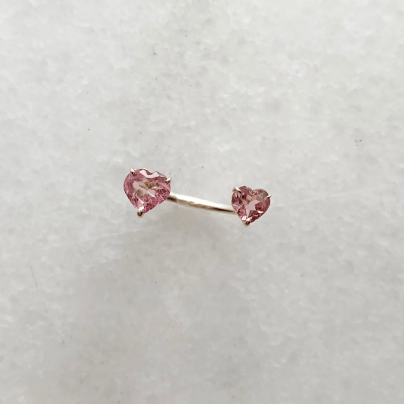 【Oggi掲載】LISRIQUE♡ripple ring♡ピンクトルマリン ripple ring （11号） | LISRIQUE