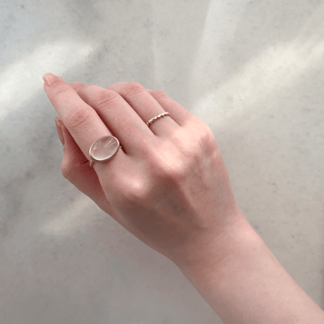 Rose Quartz Ring