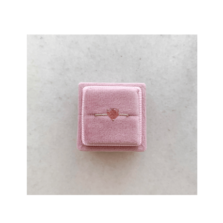 Bon Bon heart ring(ストロベリークォーツ)