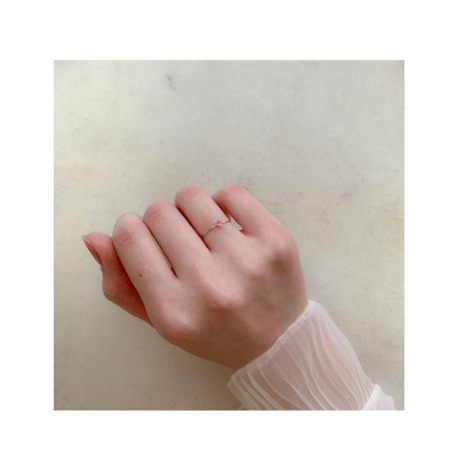 petit candy heart ring(k18)