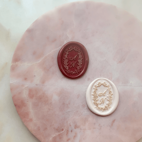 rose garden wax seal stamp