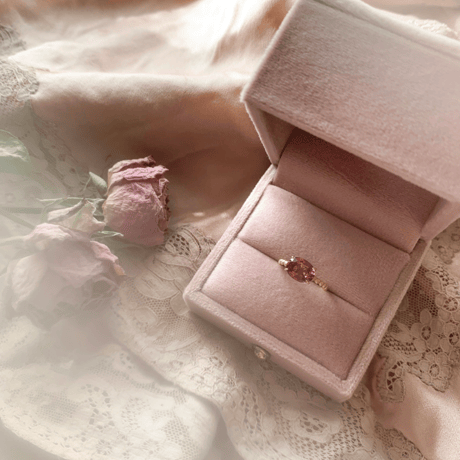 Velvet ring box