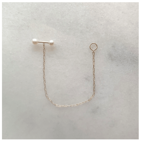 Pearl chain bracelet
