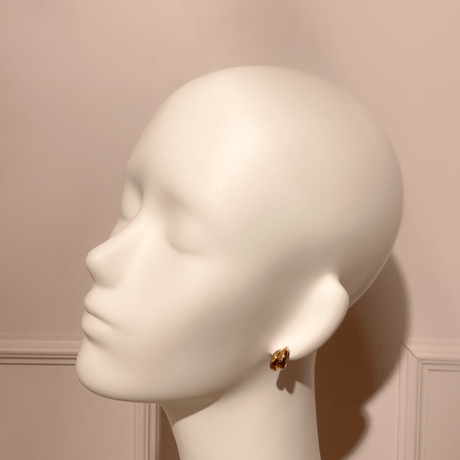 Aurélie double hoop