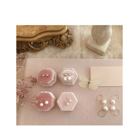 Heart pearl pierce
