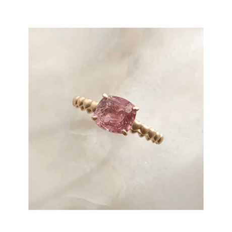 petit trésor ring( Pink spinel )