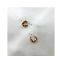 Donut Rope pierced earrings