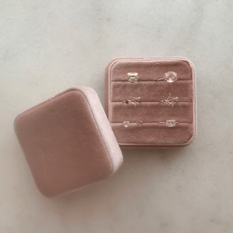 Velvet ring box