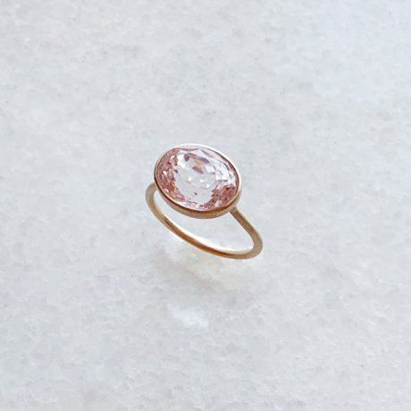 Kunzite Candy Ring k14