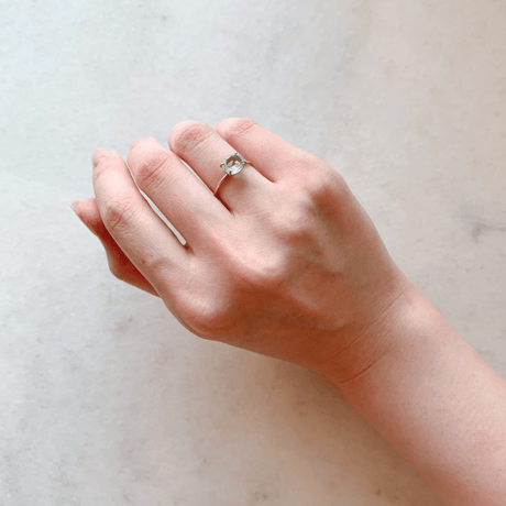 Aquamarine ring