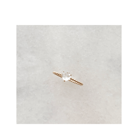 Bon Bon heart ring (ホワイトトパーズ)