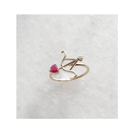 Heart arrow ring(ルビー)