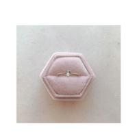 Bon Bon heart ring(アクアマリン)
