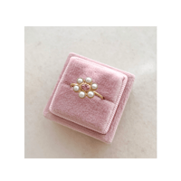 Blooming Pearl Flower Ring