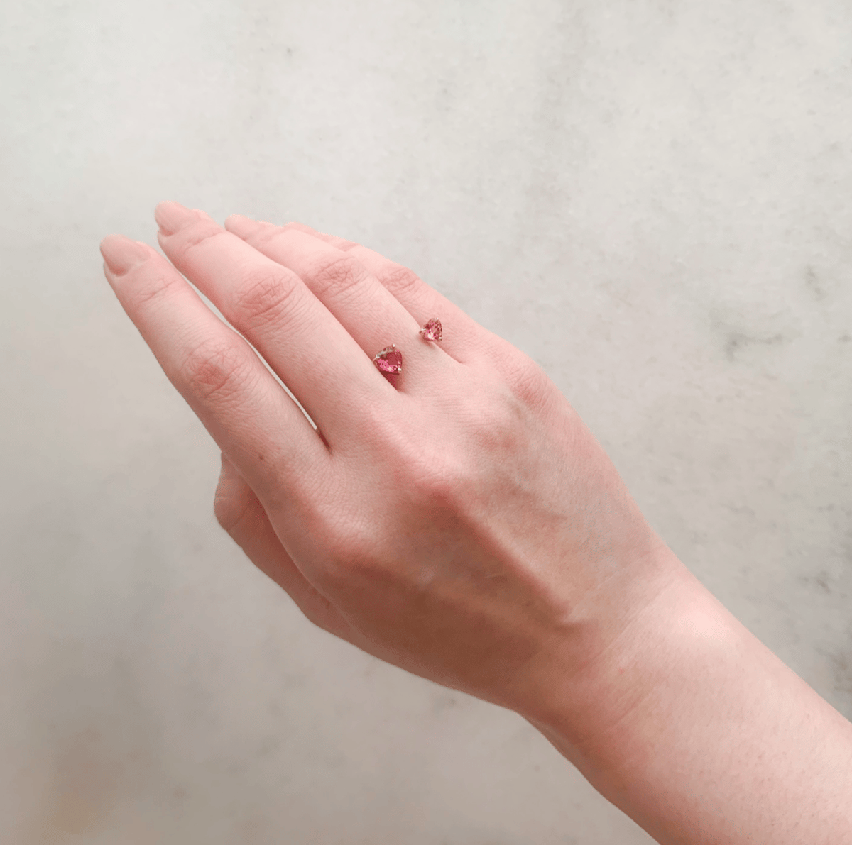 Heart to yours ring(ピンクトルマリン×ピンクトルマリン) | Aunn
